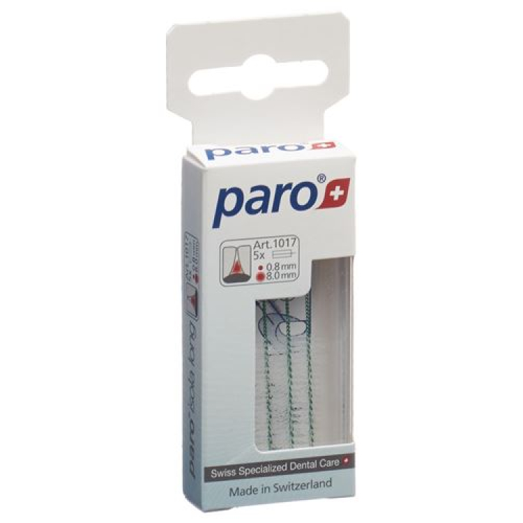 Paro Isola Long 8 mm Medium Green Cyl 5 шт