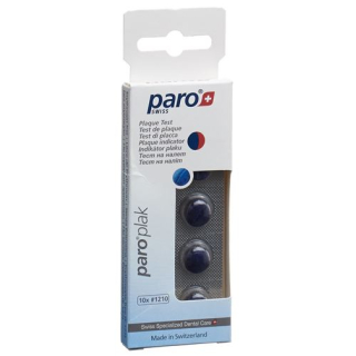 PARO PLAK 2-color tablets red/blue 10 pieces 1210