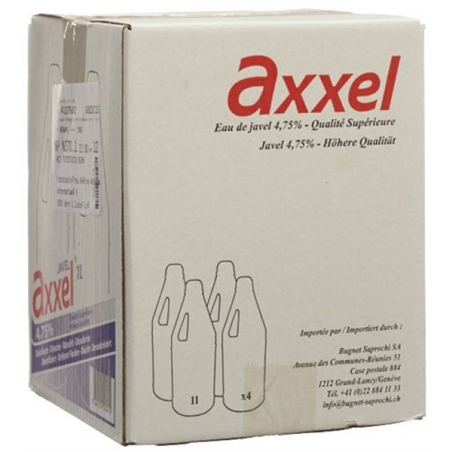 Axxel Javel Liquid 4,75% Classic Fl 1 л
