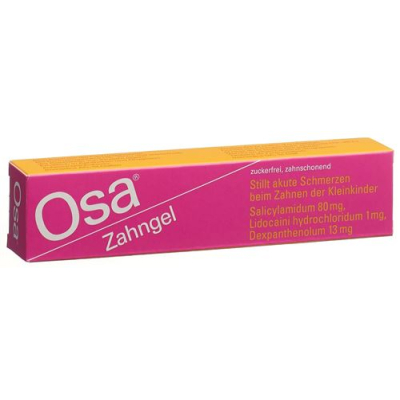 Osa Zahngel bez cukru 25g