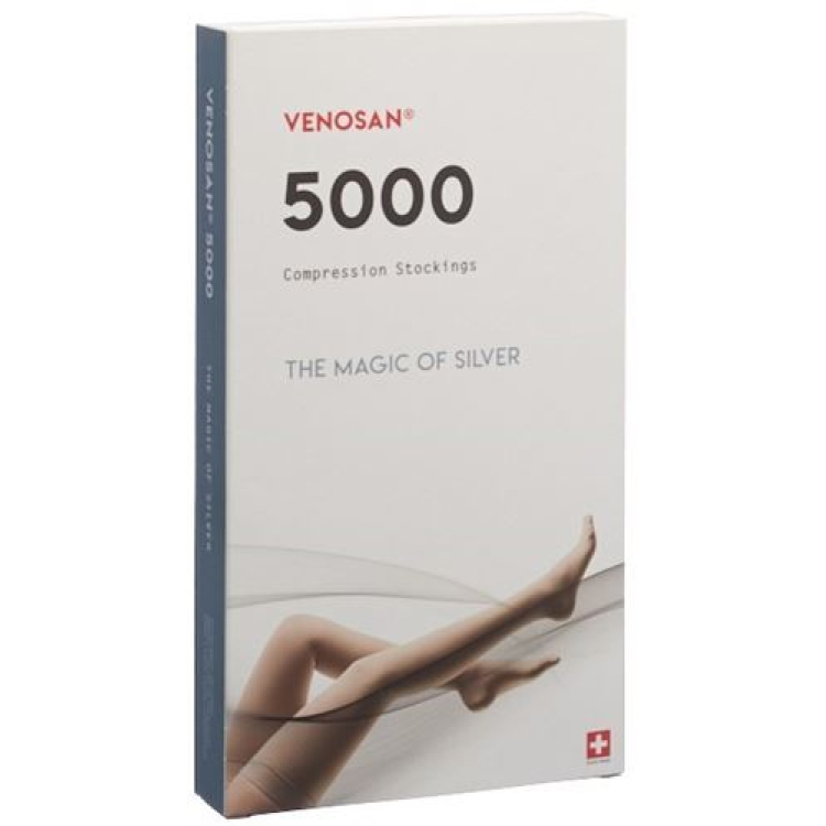 VENOSAN 5001 A-GH KKL1 XL dolga odprta črna 1 par