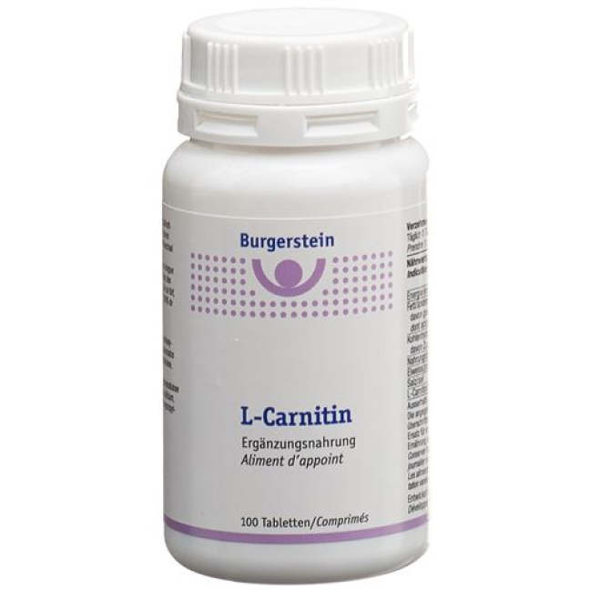 Burgerstein L-Carnitine 100 tabletta