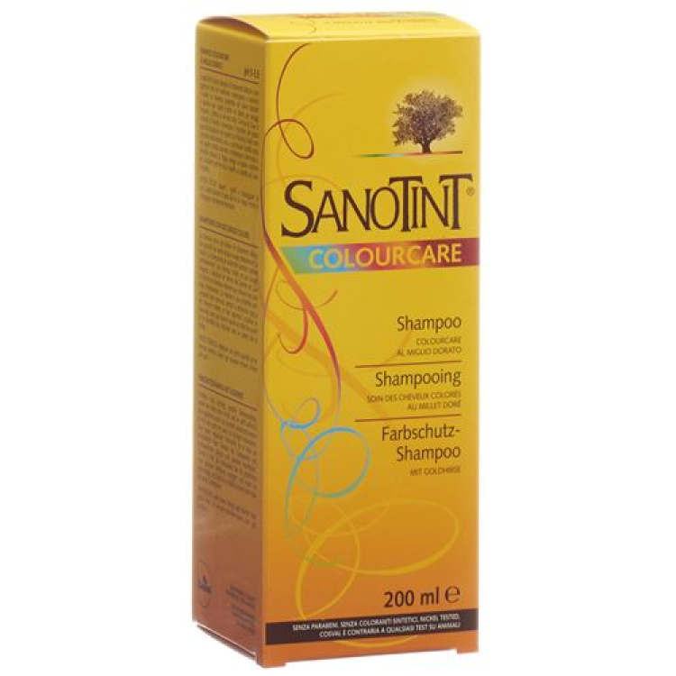 Sanotint farvebeskyttelseshampoo med guldhirse 200 ml