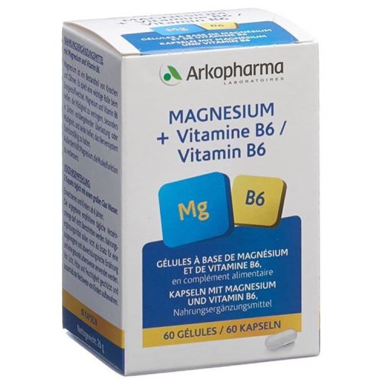 Arkovital Magnesium Vitamin B6 Capsules 60 τμχ