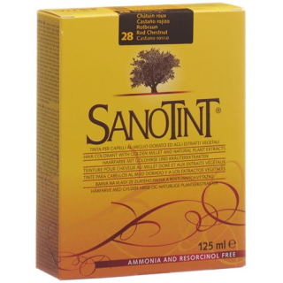 tinte castaño rojizo Sanotint 28