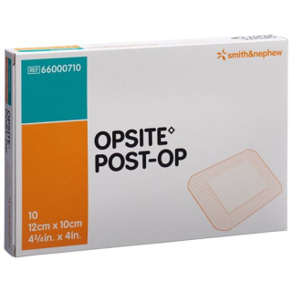 Opsite post OP foil bandage 12x10cm sterile 10 bags