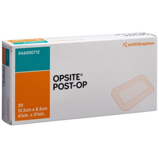 Opsite post OP foil bandage 15.5x8.5cm sterile 20 bags