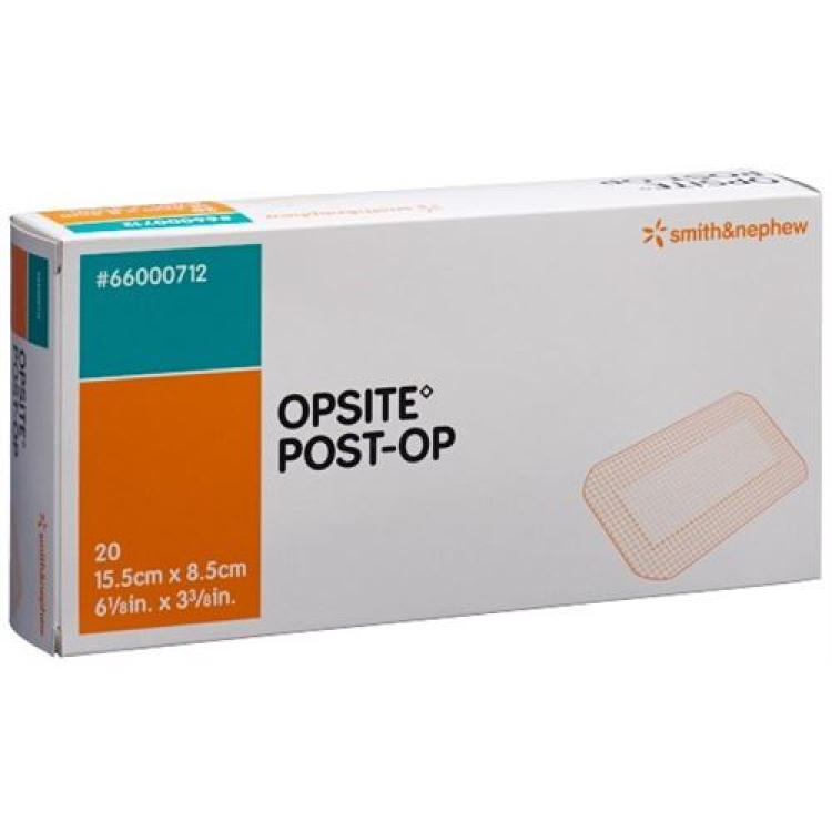 ضمادة Opsite Post OP معقم 15.5x8.5 سم 20 Btl