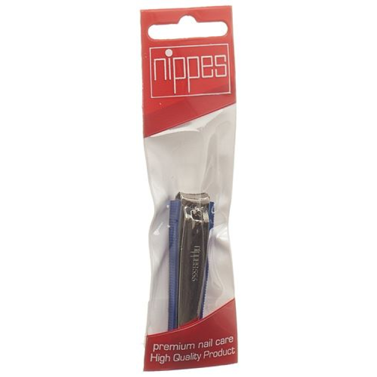 Nippes corta-unhas chapeado pequeno com apanha-unhas