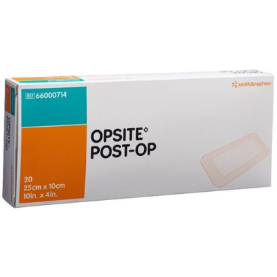 Opsite post op թաղանթային վիրակապ 25x10 սմ ստերիլ 20 bag