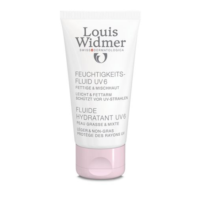 Louis Widmer Soin Fluide Hydratant UV 6 Non Parfumé 50 ml