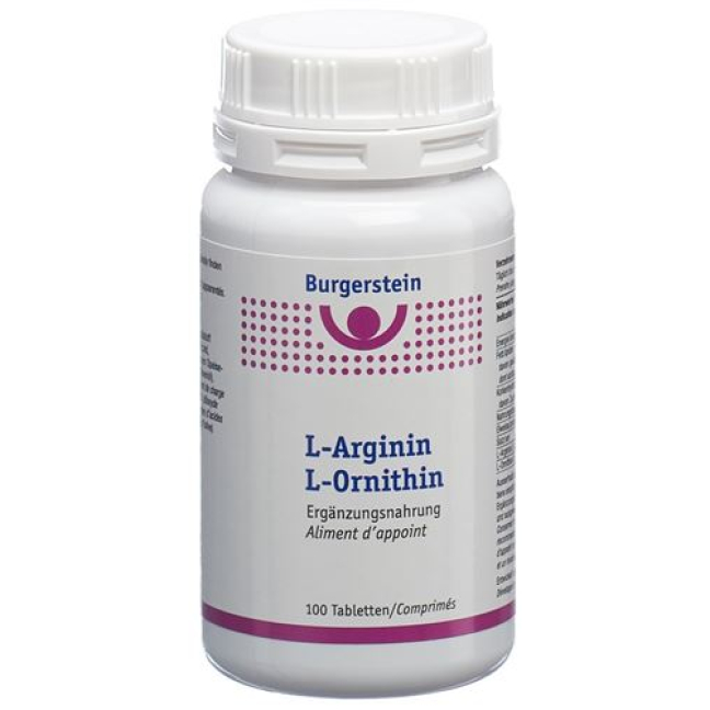Burgerstein L-Arginine / L-Ornithine 100 tablets