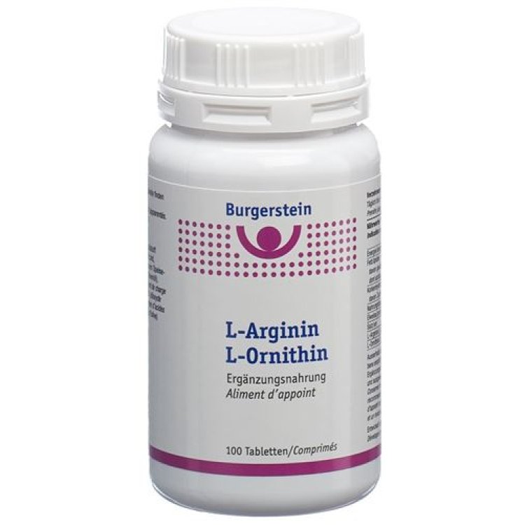 Burgerstein L-Arginine / L-Ornithine 100 قرص