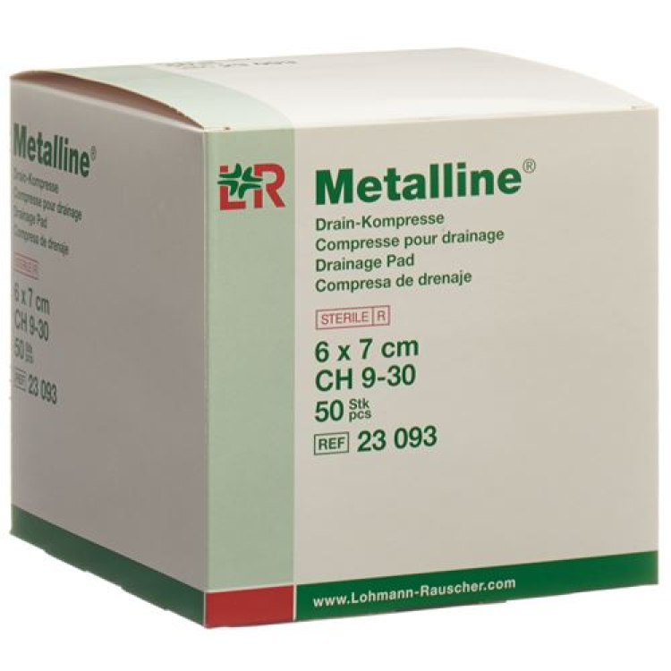 קומפרסים לניקוז Metal Line 6x7cm Btl סטרילי 50 יח'