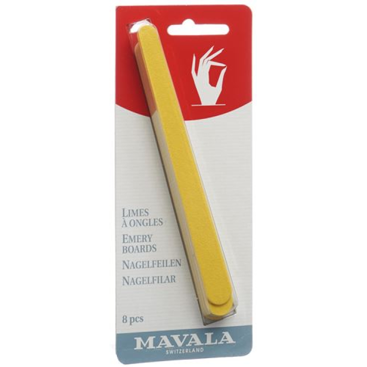 MAVALA nail files 15cm 8 pcs