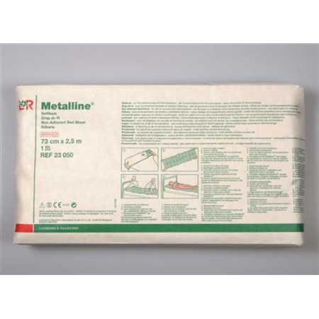 Metalline sheet absorbent material 73x250cm sterile