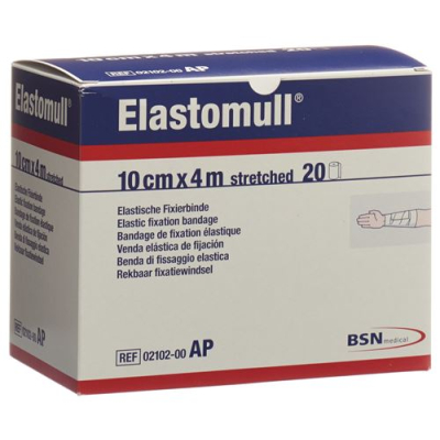 Elastomull gasbinda vit 4mx10cm 20 st