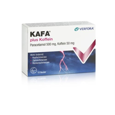 Kafa plus caffeine plv bag 10 ភី