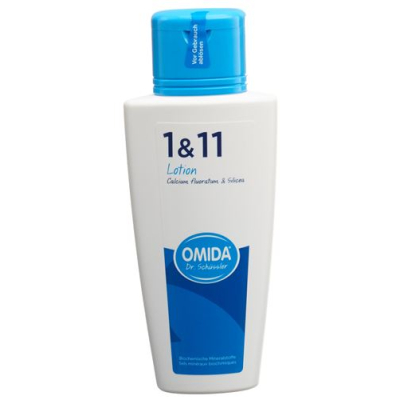 Omida Schüssler Nr1 and 11 Fluorit vápenatý and Silicea lotion Fl 200 ml