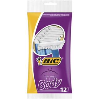 BiC Body 医用 1 刀片身体剃须刀，带梳子，适用于 l