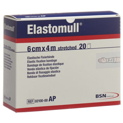 Elastomull gázový obvaz bílý 4mx6cm 20 ks