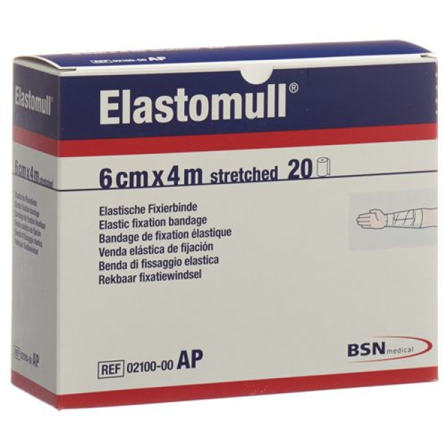 Elastomull Gauze Bandage White 4mx6cm 20 pcs