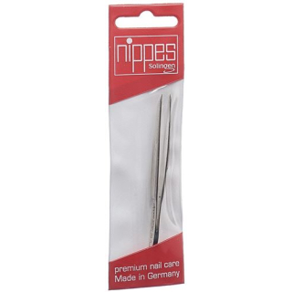 Nippes tweezers 8cm pointed nickel-plated