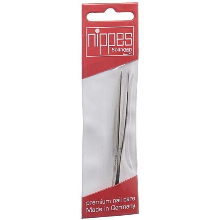 Nippes Pinset runcing 8cm lapis nikel