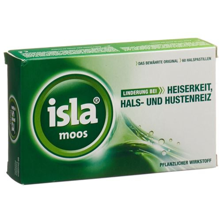 Isla Moos pastilės 60 vnt