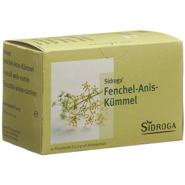 Sidroga Fennel Anise Caraway 20 Bags 2 g