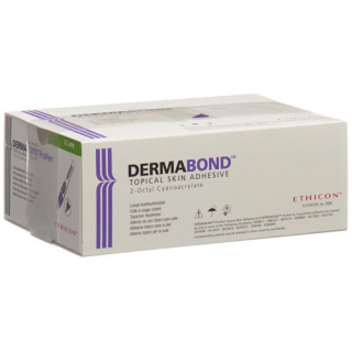 Adesivo de pele Dermabond de alta viscosidade propeno 6 x 0,5 ml