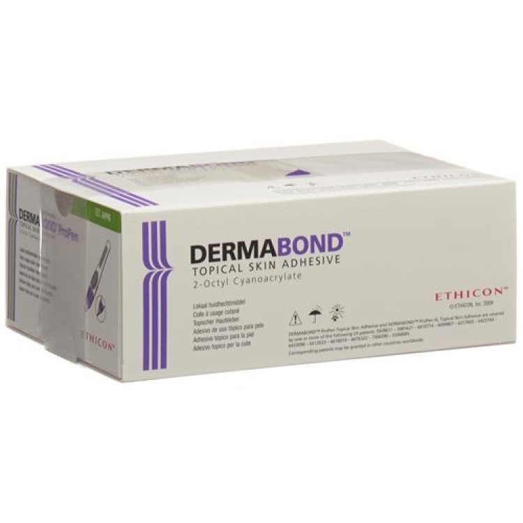 High Viscosity Dermabond skin adhesive propene 6 x 0.5 ml