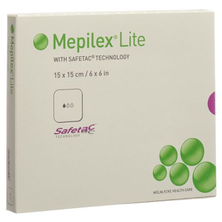 Mepilex Lite absorption bandage 15x15cm silicone 5 pcs