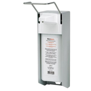Skintect aluminum wall dispenser for 1000ml bottle