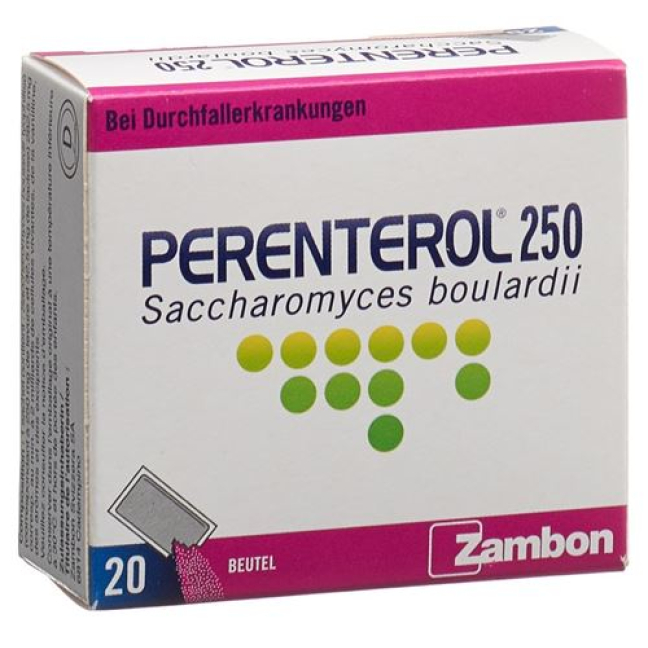 Perenterol PLV 250 mg Btl 20 عدد