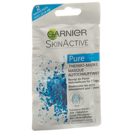Garnier Skin Naturals Pure Thermo Mask 2 x 6 ml