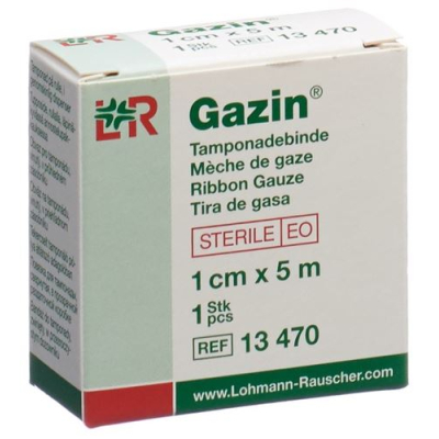 Gazin tamponadebinden 1cmx5m மலட்டு