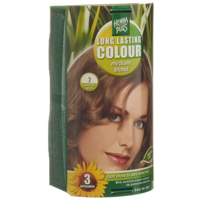 HENNA PLUS Long Last Color 7 stredne blond