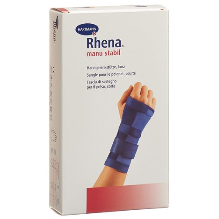 Rhena Manu muñequera estable 19-21cm corta derecha