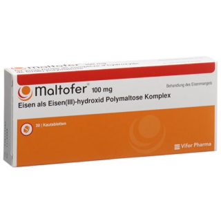 Maltofer Kautabl 100 mg 30 ks