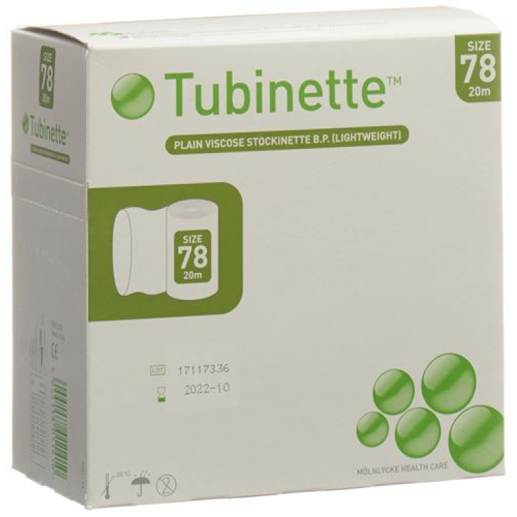 Tubinette benda tricot 78 arto largo 20m