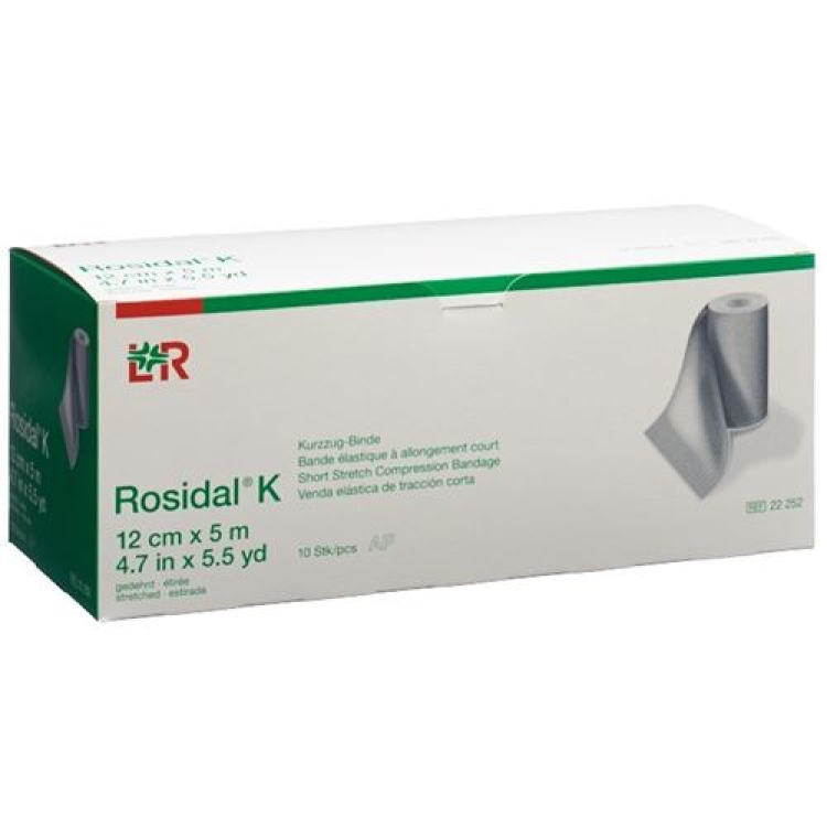 Rosidal K venda elástica corta 12cmx5m