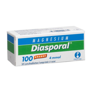 Magnesium Diasporale sugetabletter 100 mg 50 stk