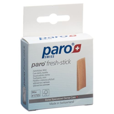 Paro fresh stick tooth wood medium mint 96 ដុំ