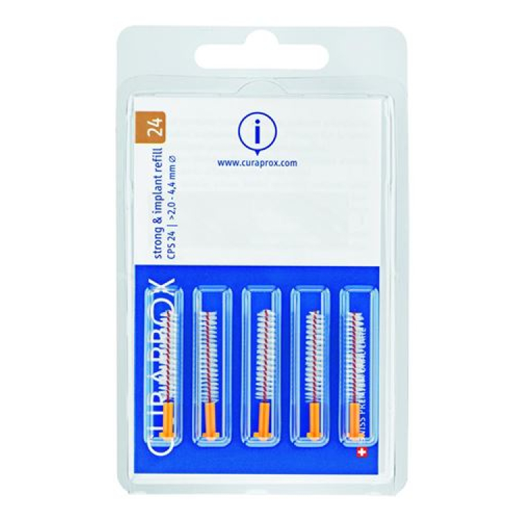 Curaprox CPS 24 interdental brush orange 5 buah