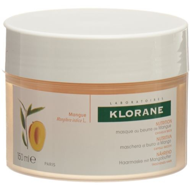 Maschera per capelli al burro di mango Klorane 150 ml