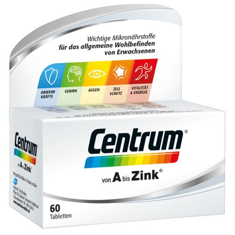 Centrum alates A kuni tsink 60 tabletti