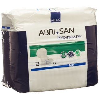 Abri-San Premium شکل آناتومیکی Nr10 37x73cm آبی S
