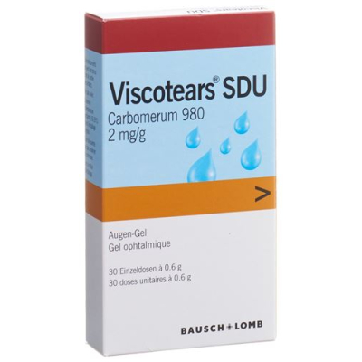 Viscotears sdu гел за очи 30 monodoseos 0,6 g