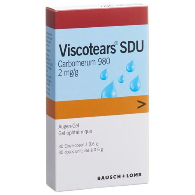 Viscotears SDU gel za oči 30 monodos 0,6 g